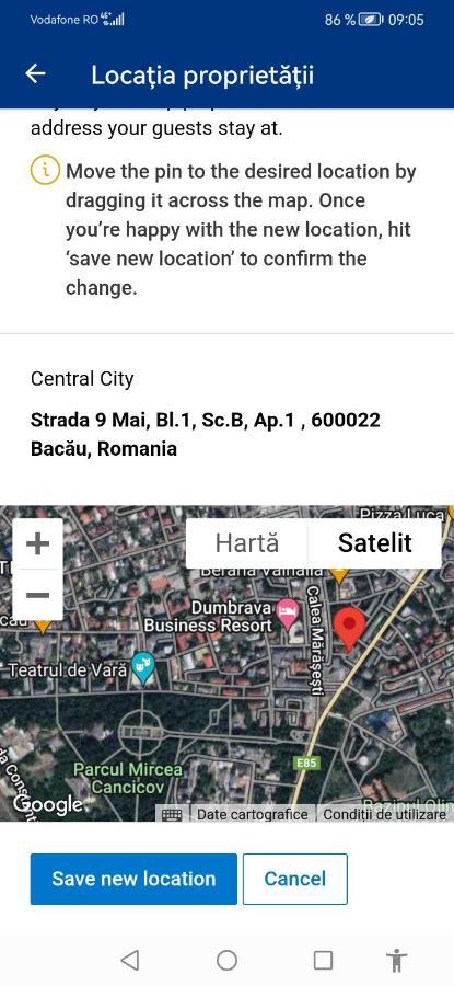 Central City Bacău Exteriör bild